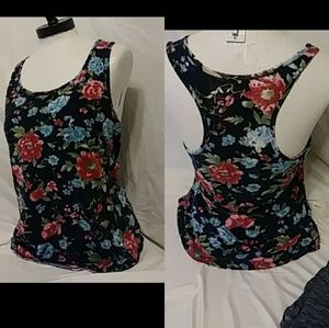 Rue 21 T tank top flower print sz XL Shirt 👕